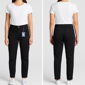 Lands' End Black Fit 2 Pants